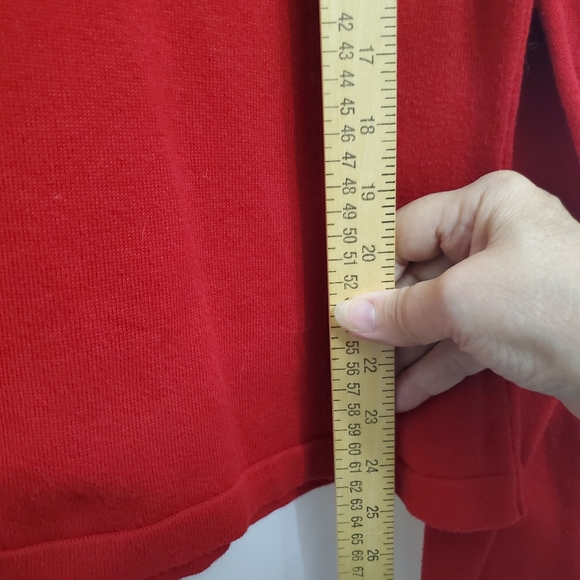 Talbots Red sweater - Picture 8 of 10